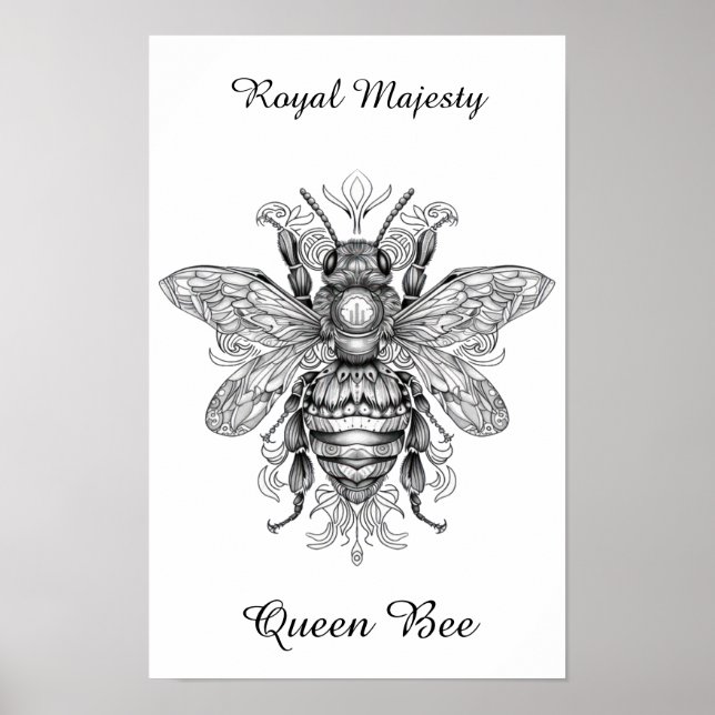 Bee art poster (Front)