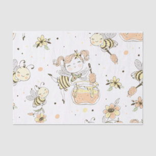 Bee Art Tissue Paper