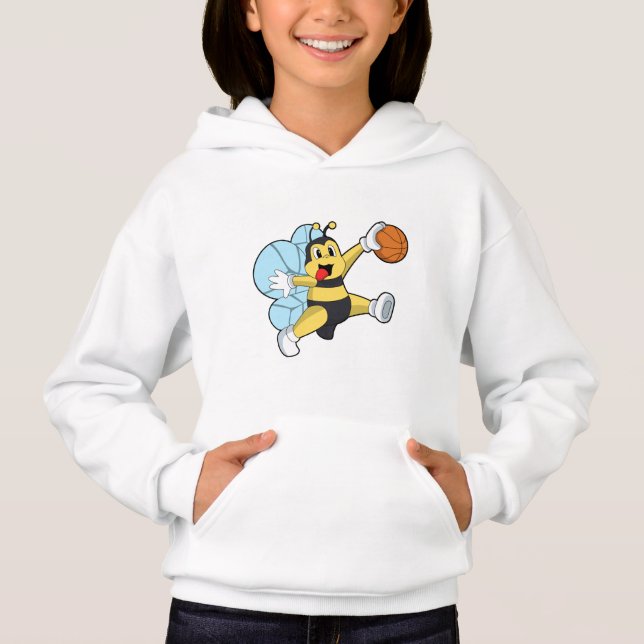 Bee as Basketball player with Basketball (Front)