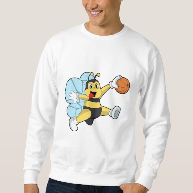 Bee as Basketball player with Basketball Sweatshirt (Front)