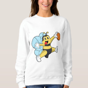 Bee as Basketball player with Basketball Sweatshirt