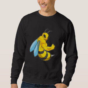 Bee as Bodybuilder Sweatshirt