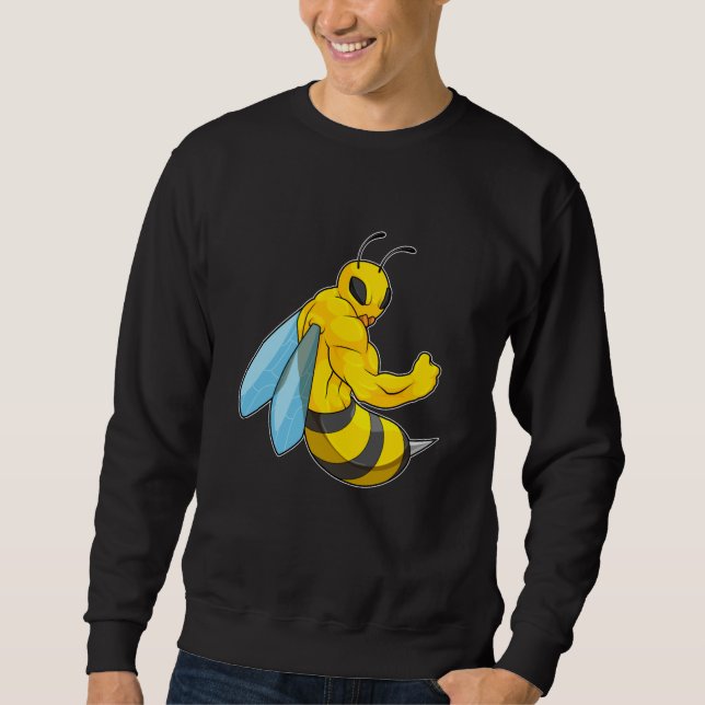 Bee as Bodybuilder Sweatshirt (Front)
