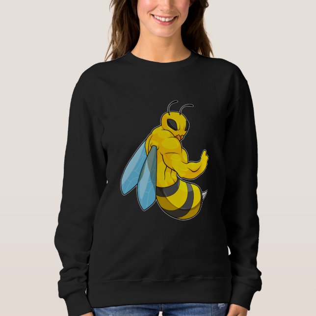 Bee as Bodybuilder Sweatshirt (Front)