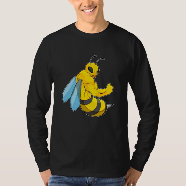 Bee as Bodybuilder T-Shirt (Front)