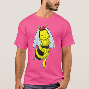 Bee as Bride at Wedding with Veil T-Shirt