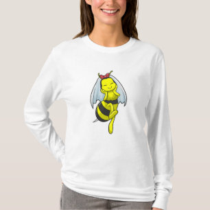 Bee as Bride at Wedding with Veil T-Shirt