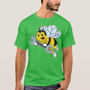 Bee As Mechanic With Wrench  T-Shirt