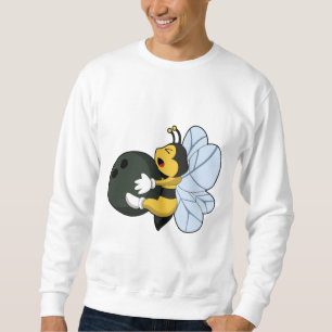 Bee at Bowling with Bowling ball Sweatshirt