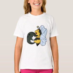 Bee at Bowling with Bowling ball T-Shirt