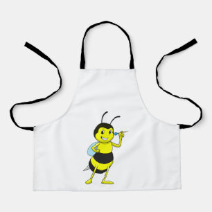 Bee at Darts with Dart Apron