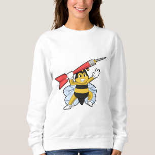 Bee at Darts with Dart.PNG Sweatshirt