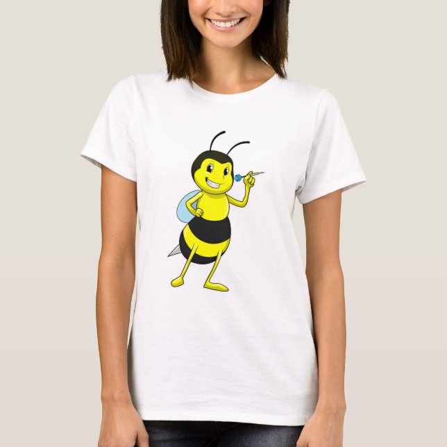 Bee at Darts with Dart T-Shirt (Front)