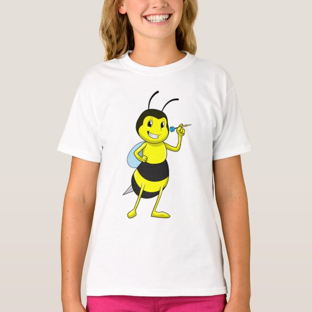 Bee at Darts with Dart T-Shirt (Front)