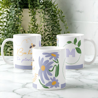 Bee-autiful Blooms: Personalised Eco-Friendly Mug