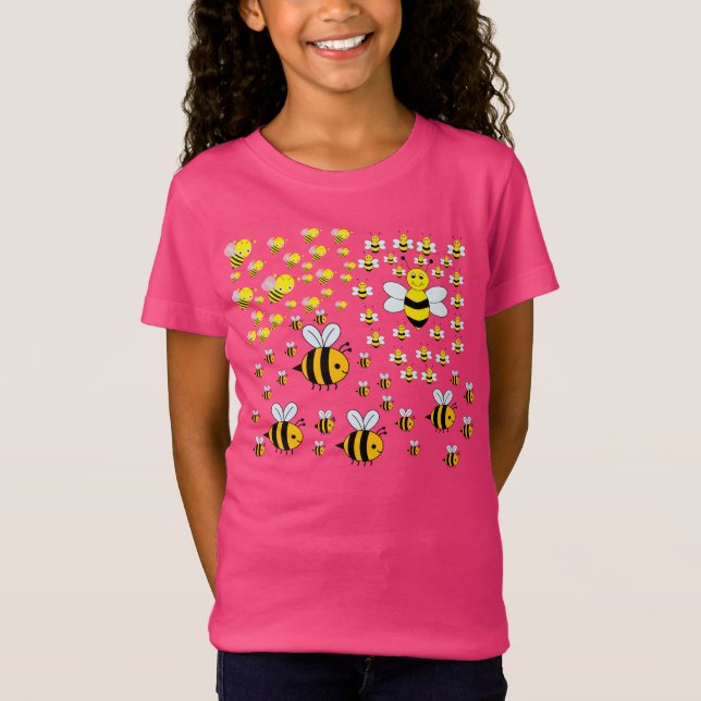 Bee-Awesome! 100th-Day (or Spelling Bee!) Tshirt (Front)