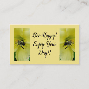 BEE AWESOME BEE HAPPY - ENCLOSURE CARD