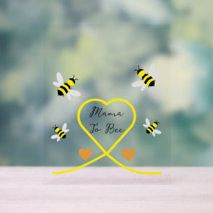Bee Baby Shower Acrylic Sign