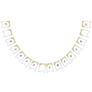 Bee baby shower banner