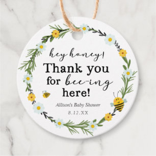 Bee Baby Shower Favour Tags