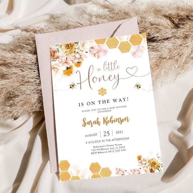 Bee Baby Shower Invitation (Creator Uploaded)