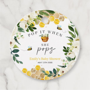 Bee Baby Shower Mummy To Bee Pop It When She Pops Favour Tags