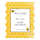 Bee Baby Shower Welcome Sign