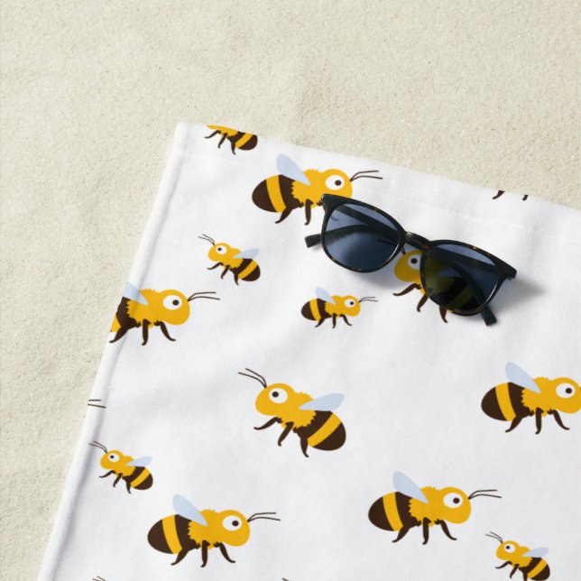 Bee Beach Towel (In Situ)