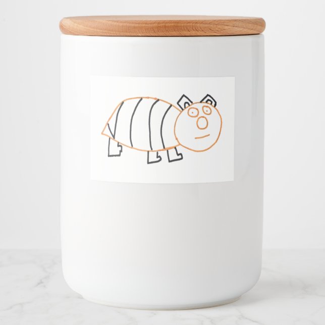 Bee Bear Food Label (Front)