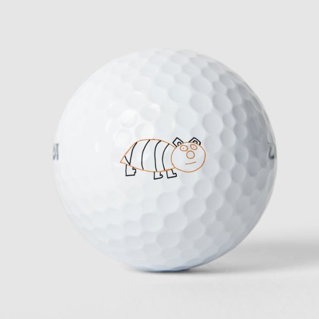 Bee Bear Golf Balls (Front)