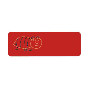 Bee Bear Return Address Labels