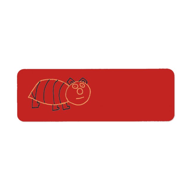 Bee Bear Return Address Labels (Front)