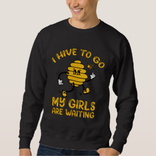 Bee  beehive beekeeping bee whisperer  beekeeper sweatshirt