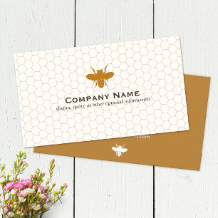 Bee BeeKeeper Honey Apairist Business Card