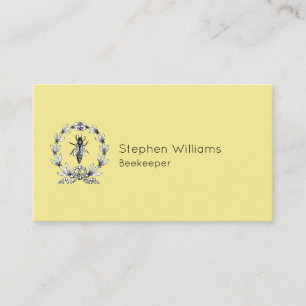 Bee BeeKeeper Honey Apairist Queen Bee Business Card