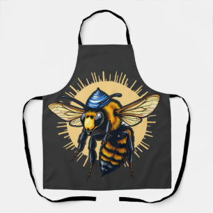 Bee Beekeeping Hanukkah Jewish Kippah Apron