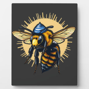 Bee Beekeeping Hanukkah Jewish Kippah  Plaque