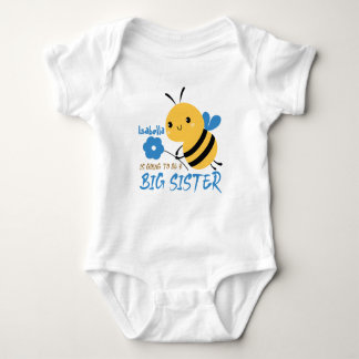Bee Big Sister Pregnancy Announcement Toddler Baby Bodysuit