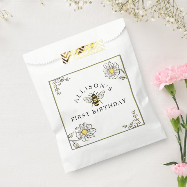 Bee Birthday Bumble Bee PartyPaper Cups Favour Bags (Sealed)