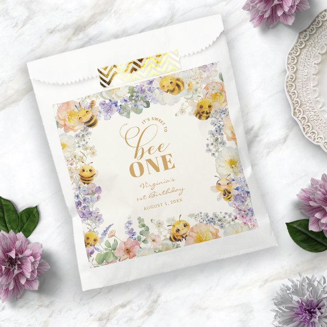 Bee Birthday Favour Bags (Bee Birthday Favor Bags
)