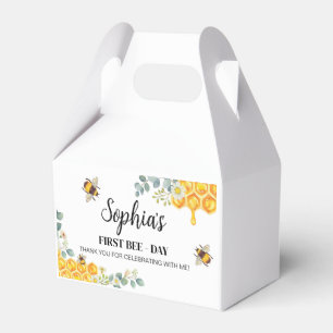 Bee Birthday Favour Box Bumble Bee