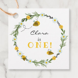 Bee Birthday Favour Tags