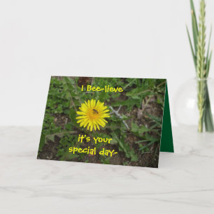 Bee Birthday For All Card