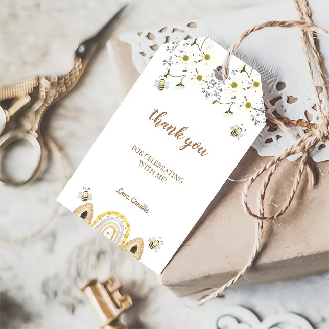 Bee Birthday  Gift Tags (Creator Uploaded)