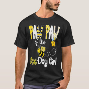 Bee Birthday Matching Family Hive Party Theme Momm T-Shirt