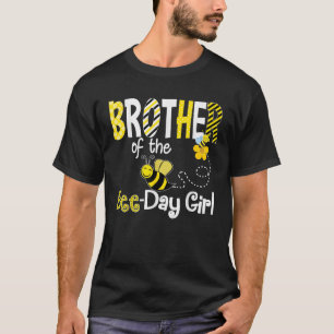 Bee Birthday Matching Hive Party Theme T-Shirt
