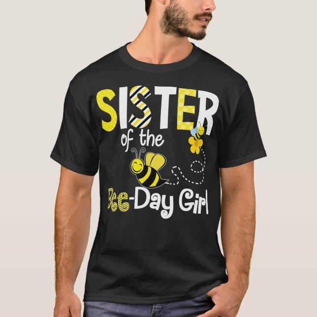 Bee Birthday Matching Shirt Hive Party Theme (Front)