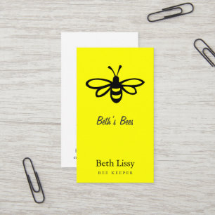 Bee [black] business card