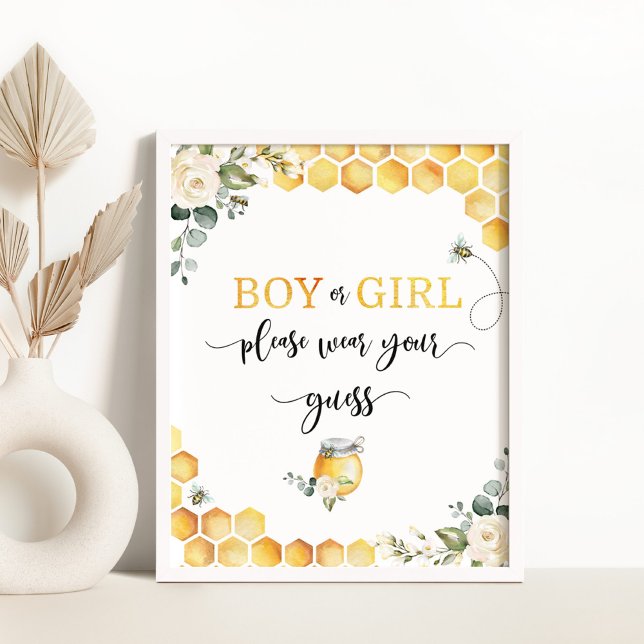 Bee boy or girl please wear your guess sign (Creator Uploaded)