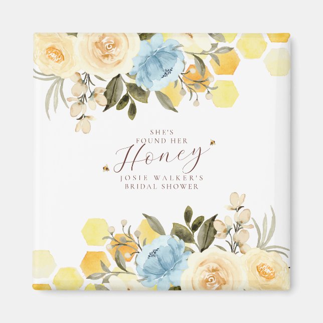 Bee Bridal Shower  Magnet (Front)